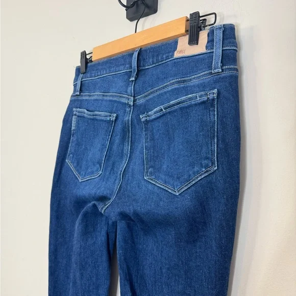 PAIGE Cindy Maternity Straight Leg Jeans In Suncrest Size 26 - Picture 7 of 16